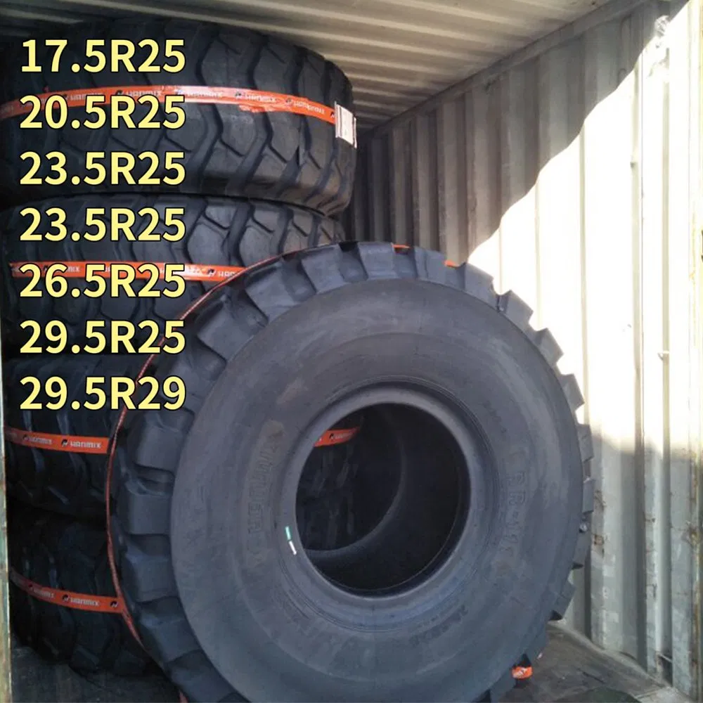 Hanmix OTR Off-Road Tires 14.00R24 Giant Industrial Tyre for Heavy Truck, Tractor, Loader, Trailer, Bulldozer