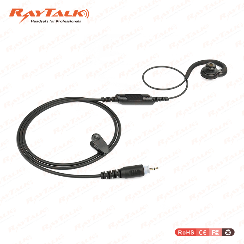 Swivel Earpiece with Ptt Two-Way Radio Accessories for Motoro-La