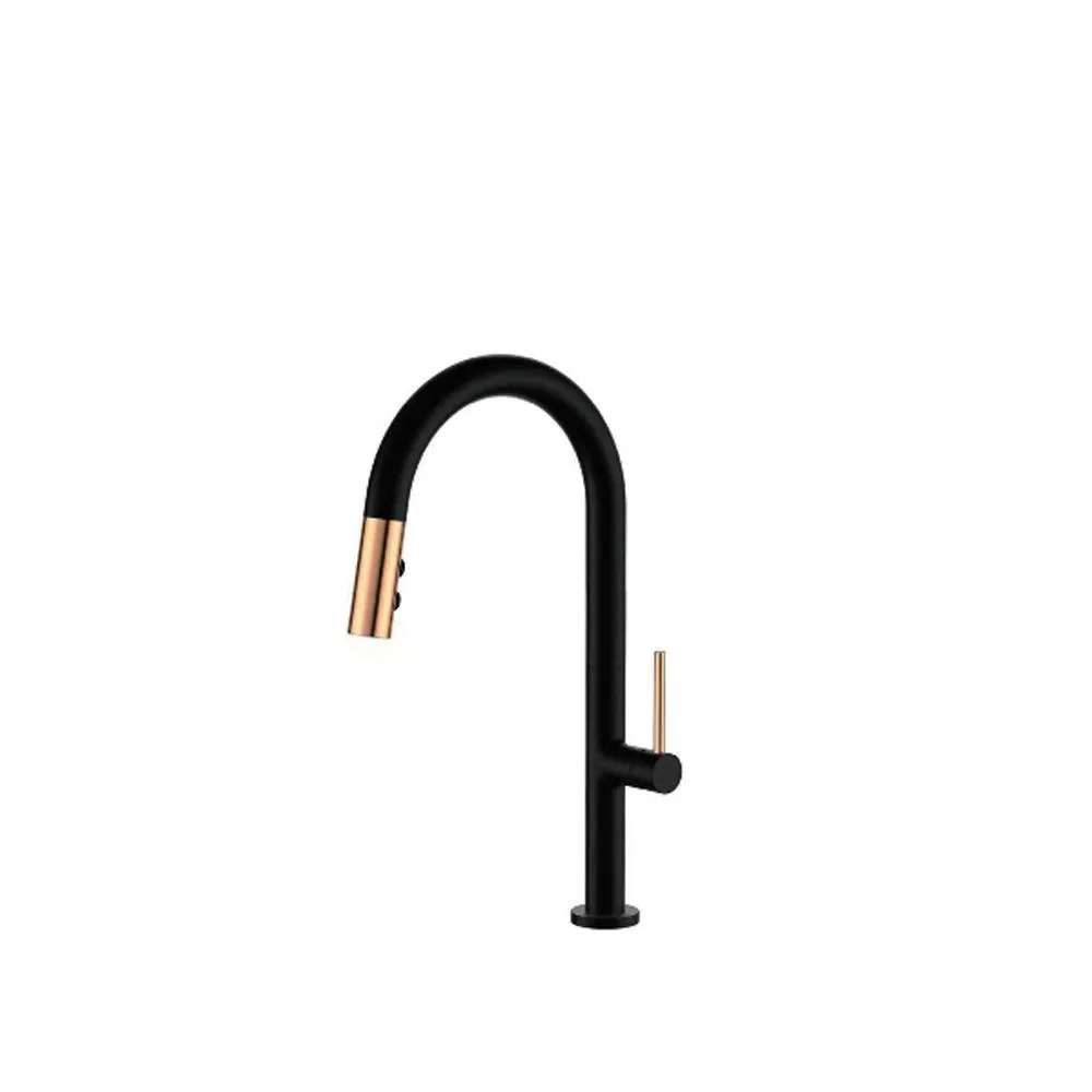 2025 High Quality SUS304 Kitchen Faucet Single Handle Flexible Kitchen Faucet Hose Pull Down Mixer Tap
