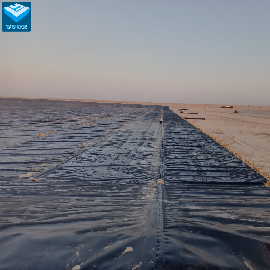 ASTM Gri GM13 Standard 0.3mm 0.5mm 0.75mm 1mm 1.5mm 2mm 100% Virgin Material HDPE/LDPE/LLDPE Geomembrane for Landfill Fish Farming Shrimp Pond