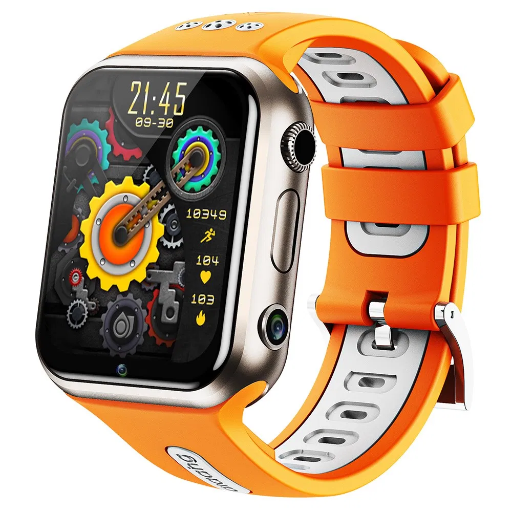Детские умные часы W5PRO Dual Camera, 4G, оранжевые