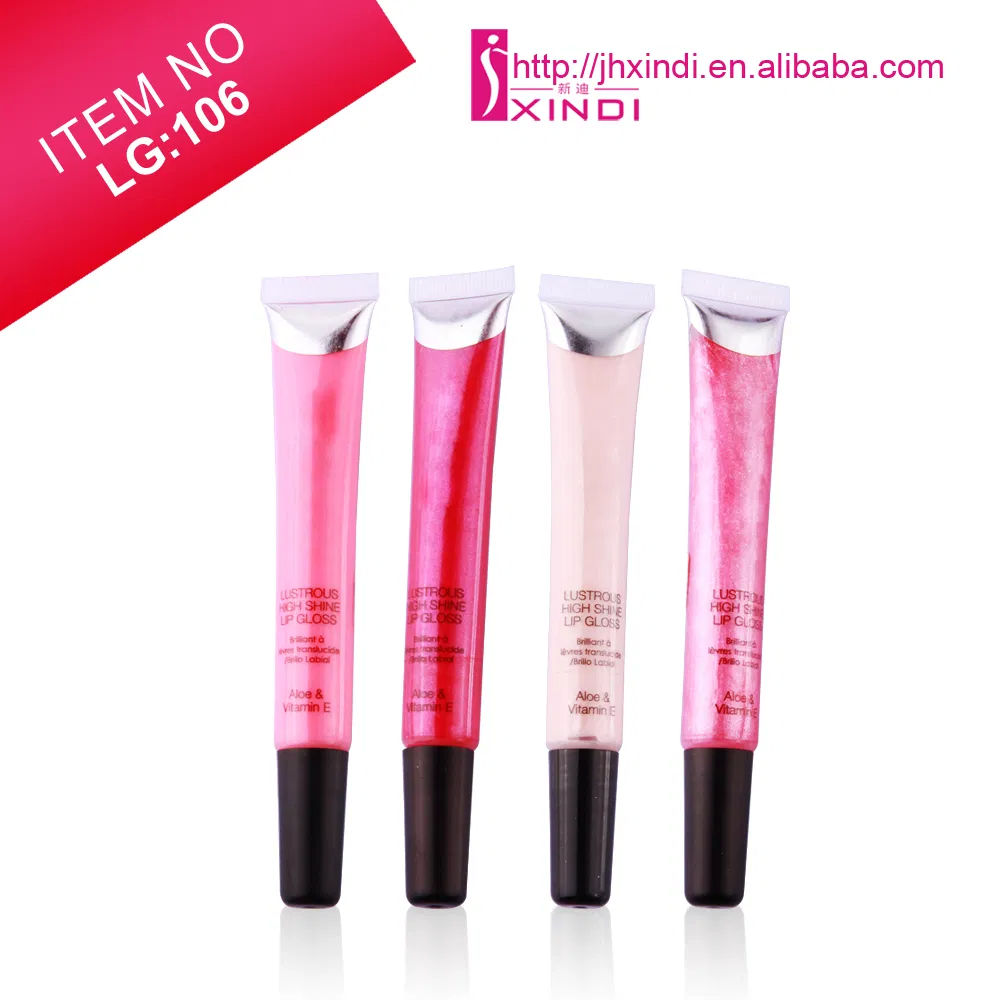 Soft Tube Liquid Lip Gloss with Matt Black Cap