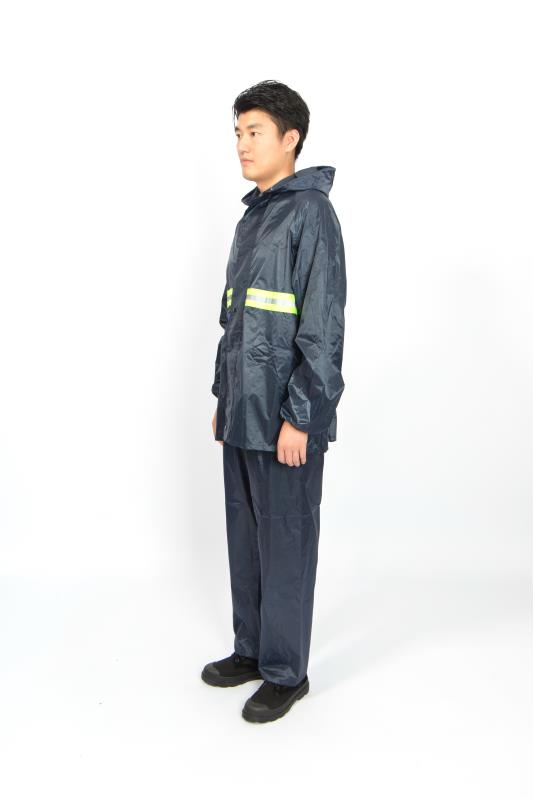 Waterproof Reflective Strip Rain Suit with Waterproof Pant