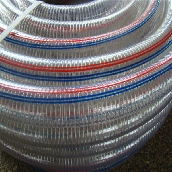 1 1/2 Inch Food Grade PVC Spring Steel Wire Hose