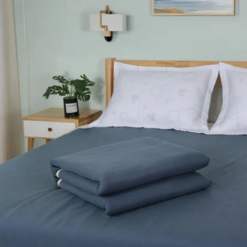 Electric Water Plumbing Blanket with Dual Temperature and Dual Control for Bedding