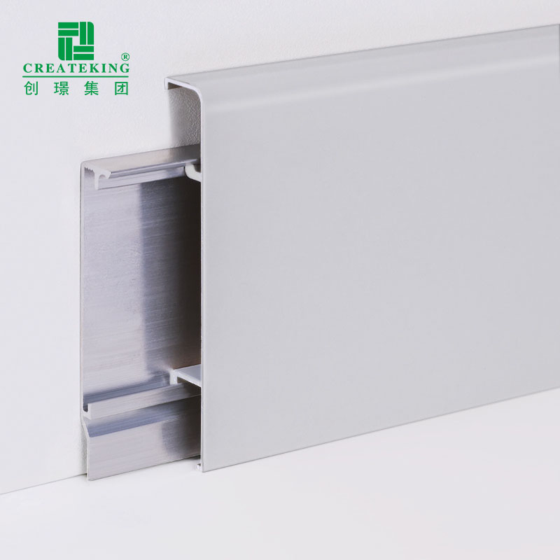 China Manufacturer Hot Sale Premium 70*9mm Durability Aluminum Alloy Skirting Line