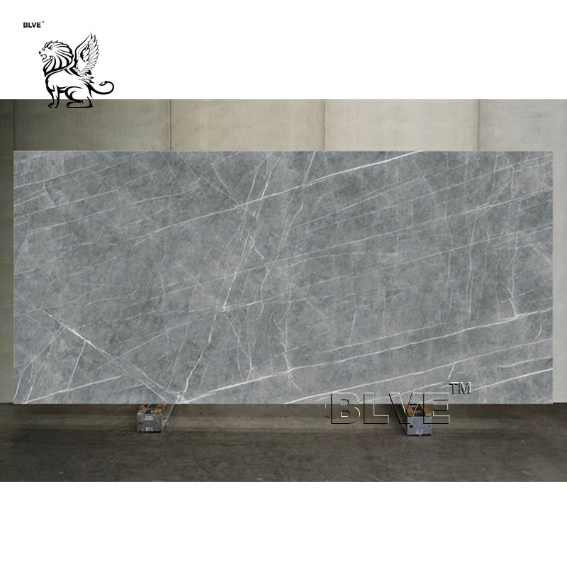 Factory Wholesale Sintered Stone Big Slab Acid-Resistant Porcelain Tile Modern Kitchen Countertop Design