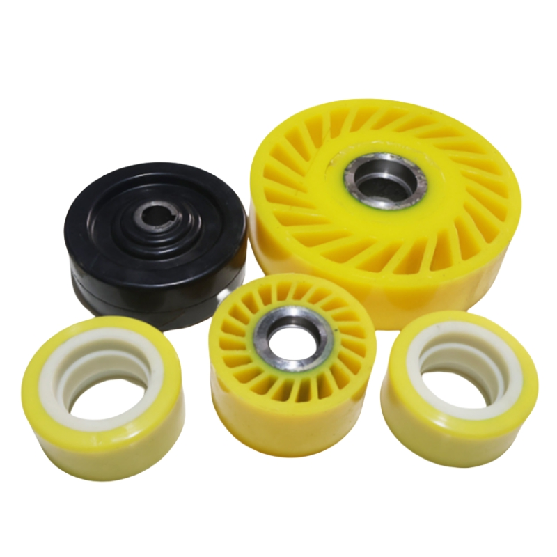 Heavy Duty Durable Precision Metal Steel Core Polyurethane Cast Iron Wheel