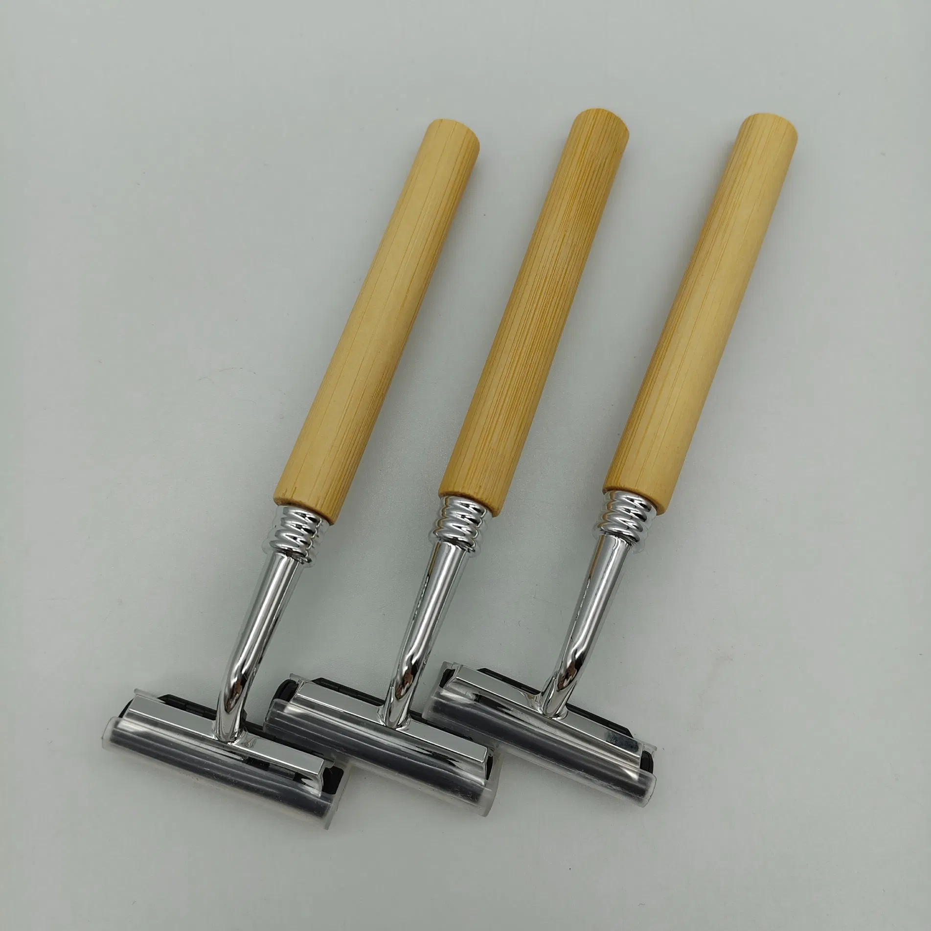 OEM Bamboo Handle Travel Twin Blade Disposable Parts Biodegradable Razor