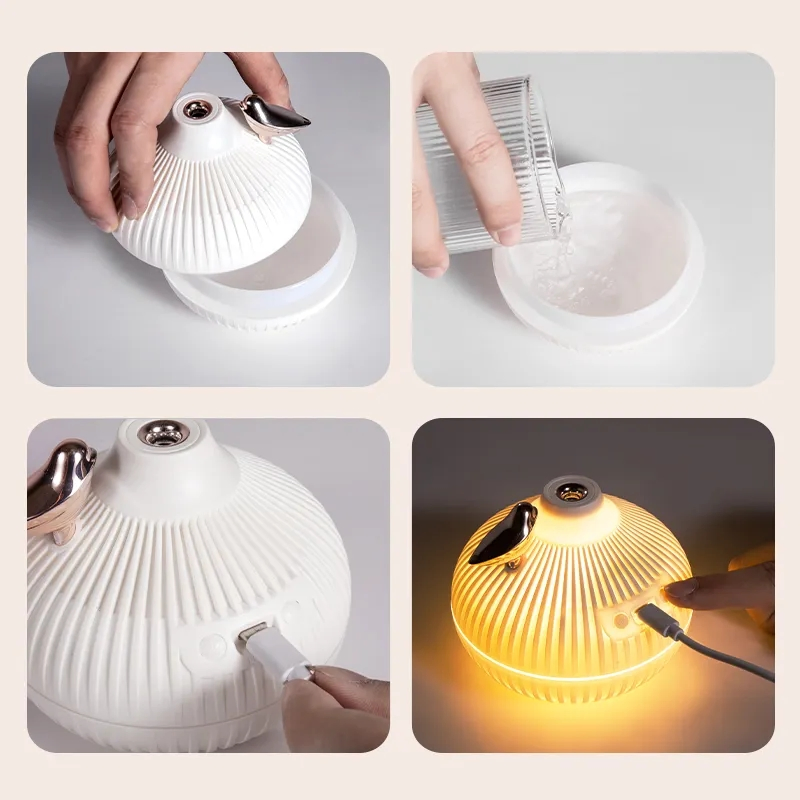 Hot Seller Mini Onion Air LED Humidifier Aromatherapy Humidifiers for Home