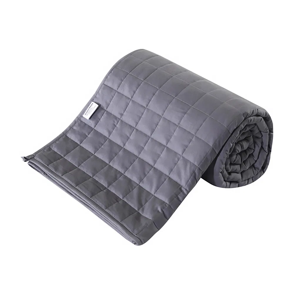 Утяжеленное одеяло из микрофибры с наполнителем из стеклянных бусин