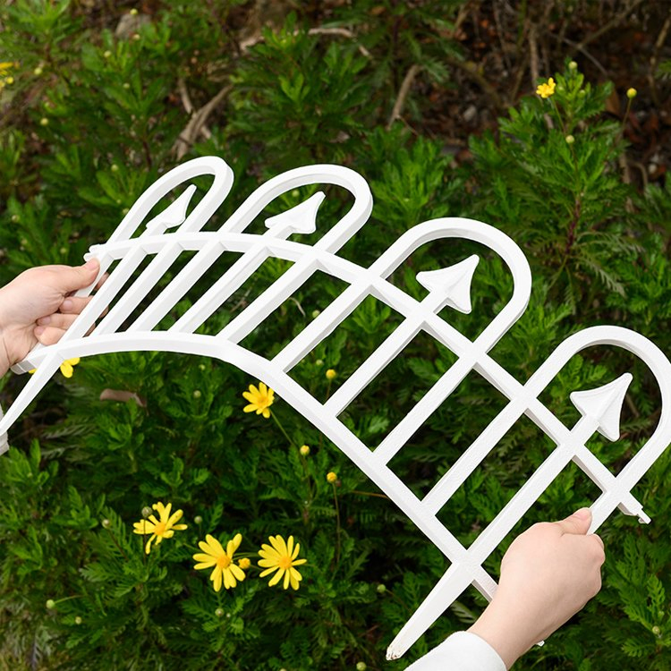 Factory Price Wholesale Mini PP Plastic Garden Edging Plant Border Flexible Fence Sets Removable Easily Assembled