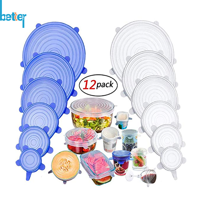 Reusable BPA-Free Silicone Rubber Glow-in-The-Dark Can Covers/Lids with Fluorescent Effect