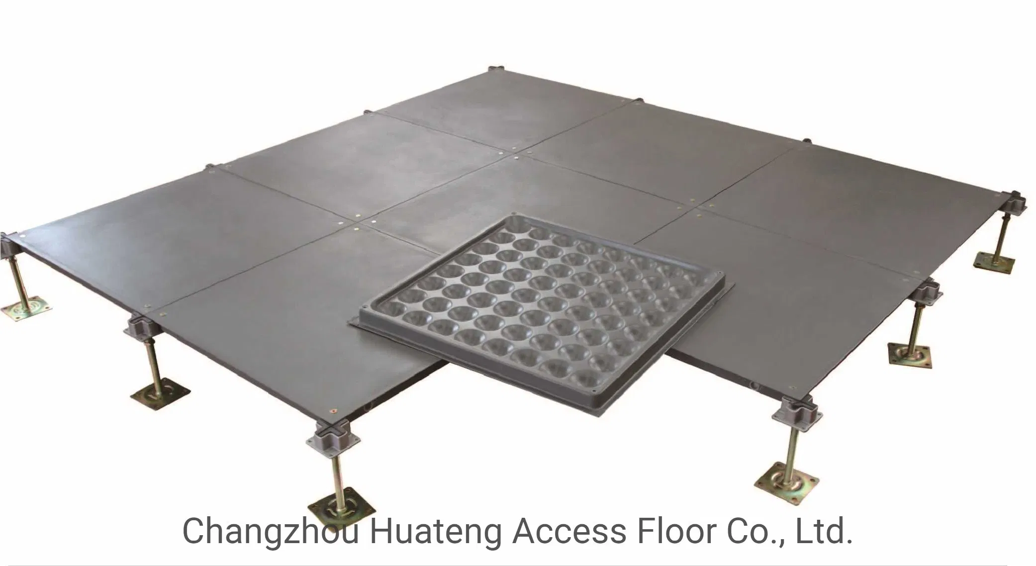 Good Waterproof and Sound Insulation Performance 610/600 Bare Steel Building Material Access Floor