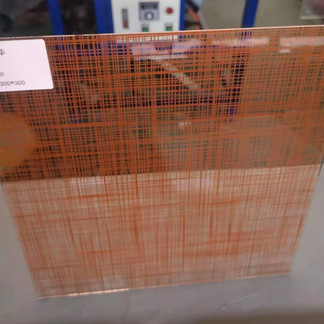 Custom Colorful Silk Screen Printed Glass High Translucency for Cabinet Doors Kitchen