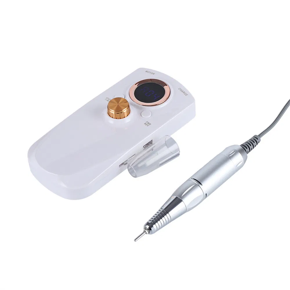 New Professional Rechargeable 350000rpm Electric Nail Drill Machine Sg702 Portable Nail Polishing Machine Cordless Nail Drills