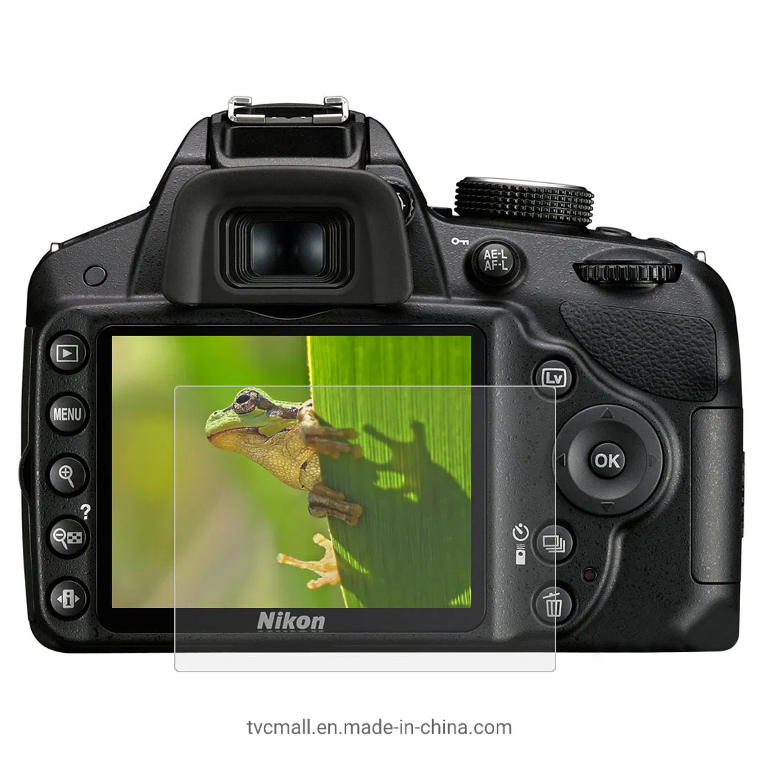 Puluz PU5511 0.3mm 9h Camera Tempered Glass Screen Protector 2.5D for Nikon D3200 D33000 Cameras