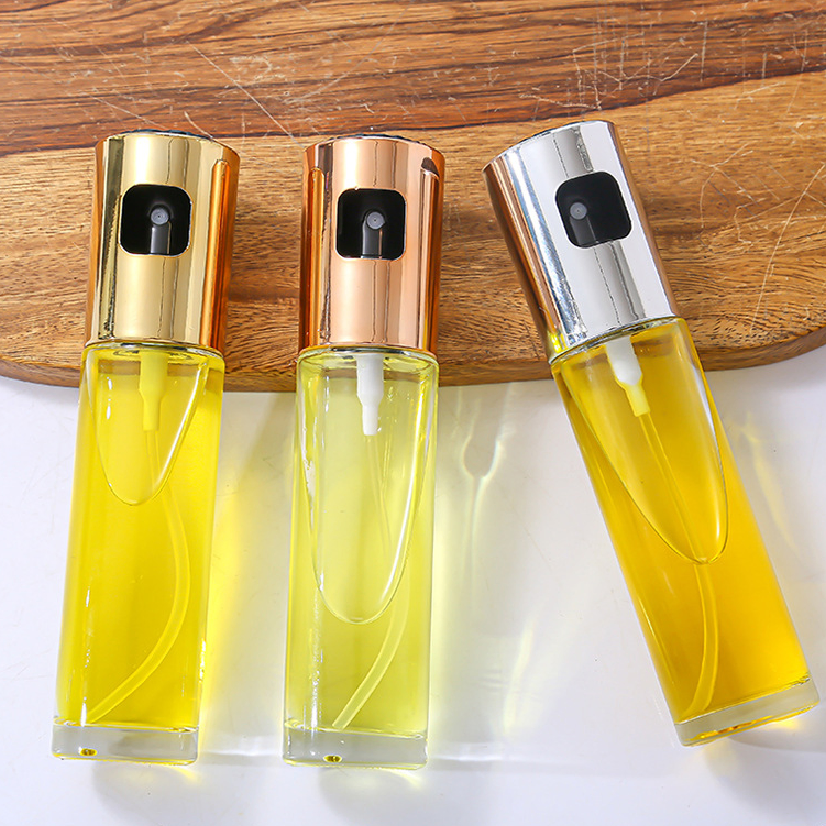 100ml Household Oil Spray Bottle Barbecue Oil Kettle Seasoning Bottle for Kitchen