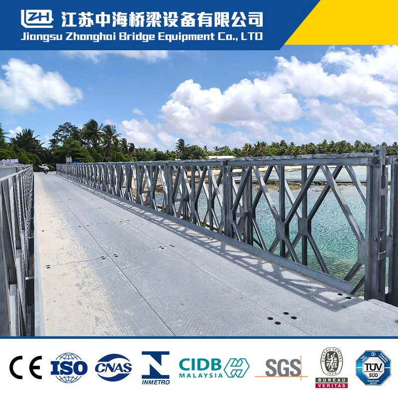 Affordable Quick-Assembly Steel Truss Bridge for Pedestrian Safety