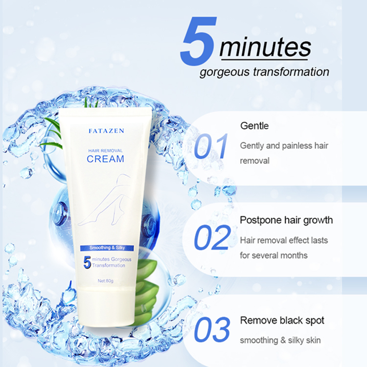 Mild Painless Hair Growth Inhibition Remove Dark Spots Smooth Hair Removal Cream