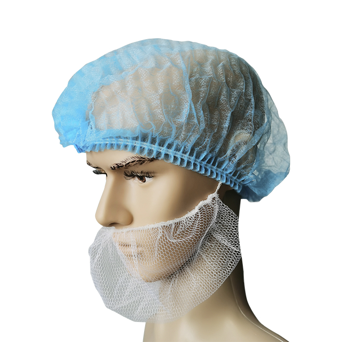 Disposable Hand Made PP Head Face Hairnet Beard Cover Beard Nets Balaclava Hood Surgical Head Cover Nurses Cap