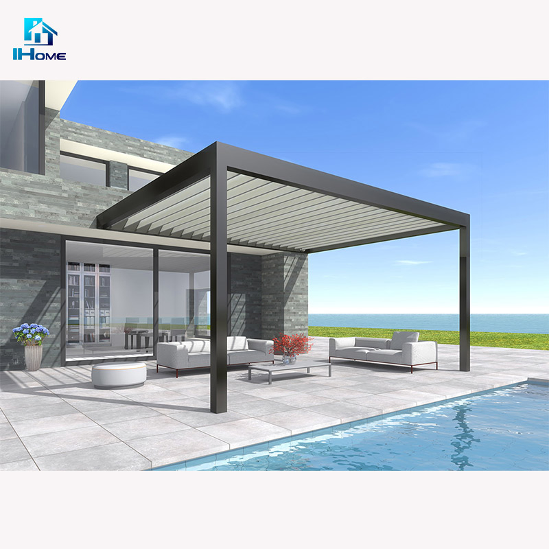 Sun Shade Remote Control Electric Aluminum Outdoor Pergola