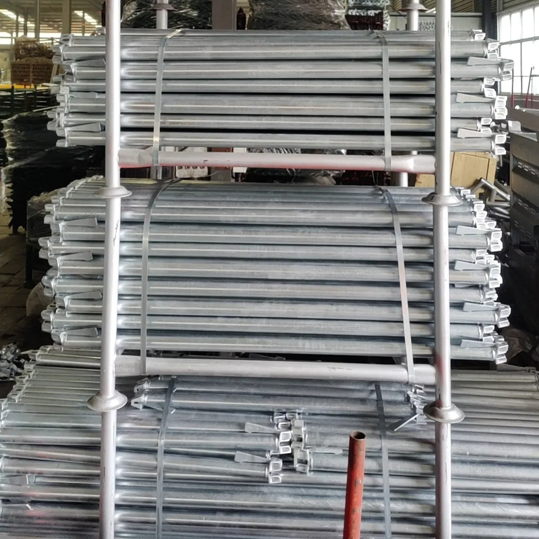 En12811 Steel Ring Lock Scaffold Andamios Construction Heavy Duty Allround Galvanized Steel Ringlock Scaffolding