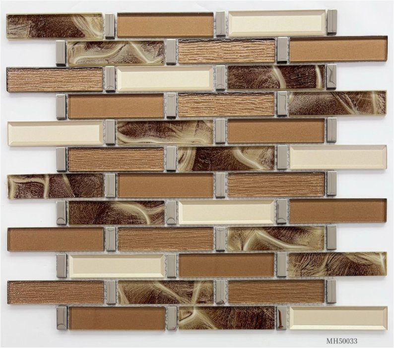 Chic Green and White Mosaic Tiles for Modern Home Design