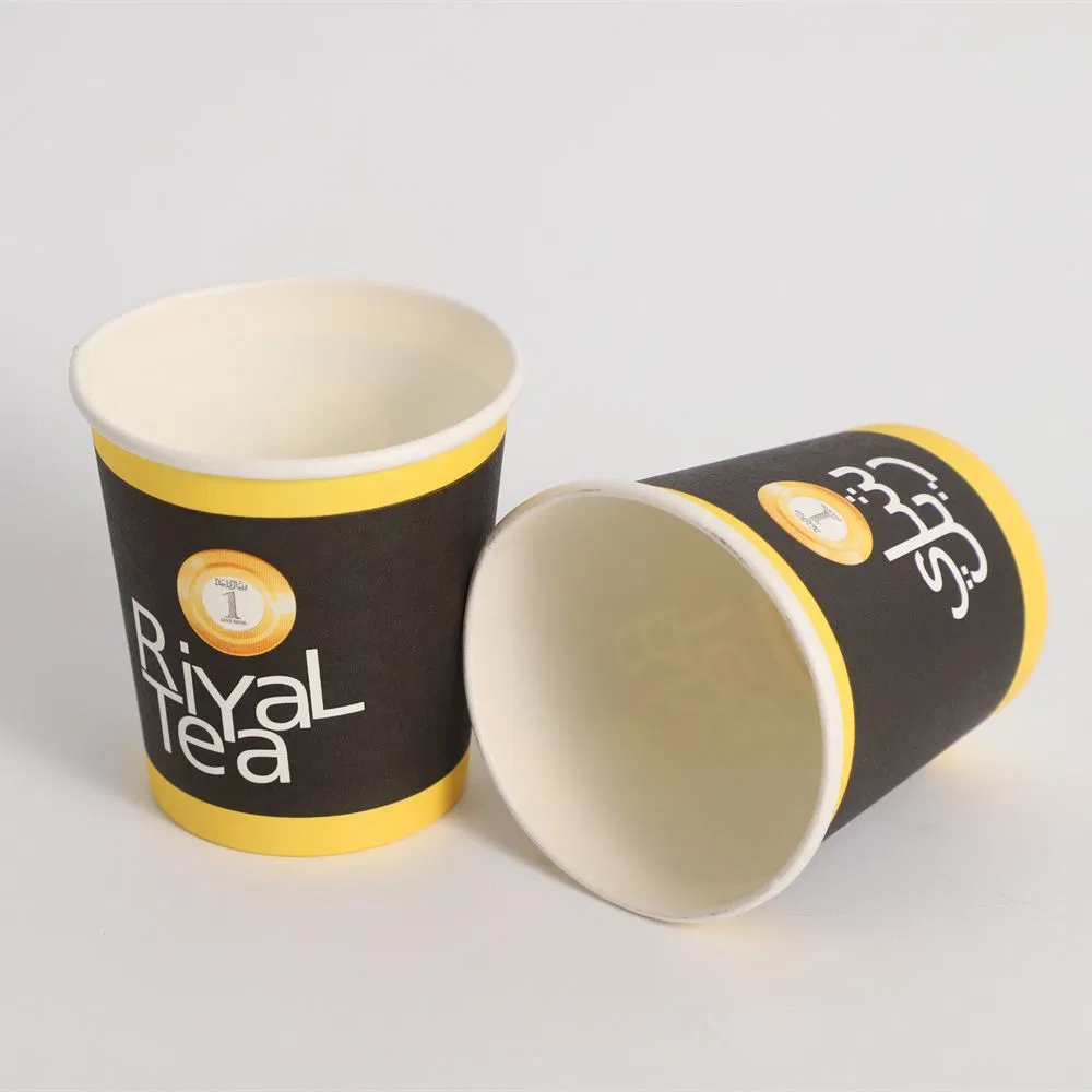 Бумажные стаканчики 8oz с логотипом для вендинга