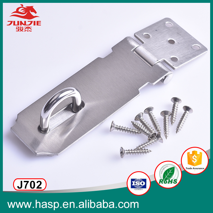 Stainless Steel Hasp Thickened Padlock Anti-Theft Door Safety Bolt Lock Hasp J702