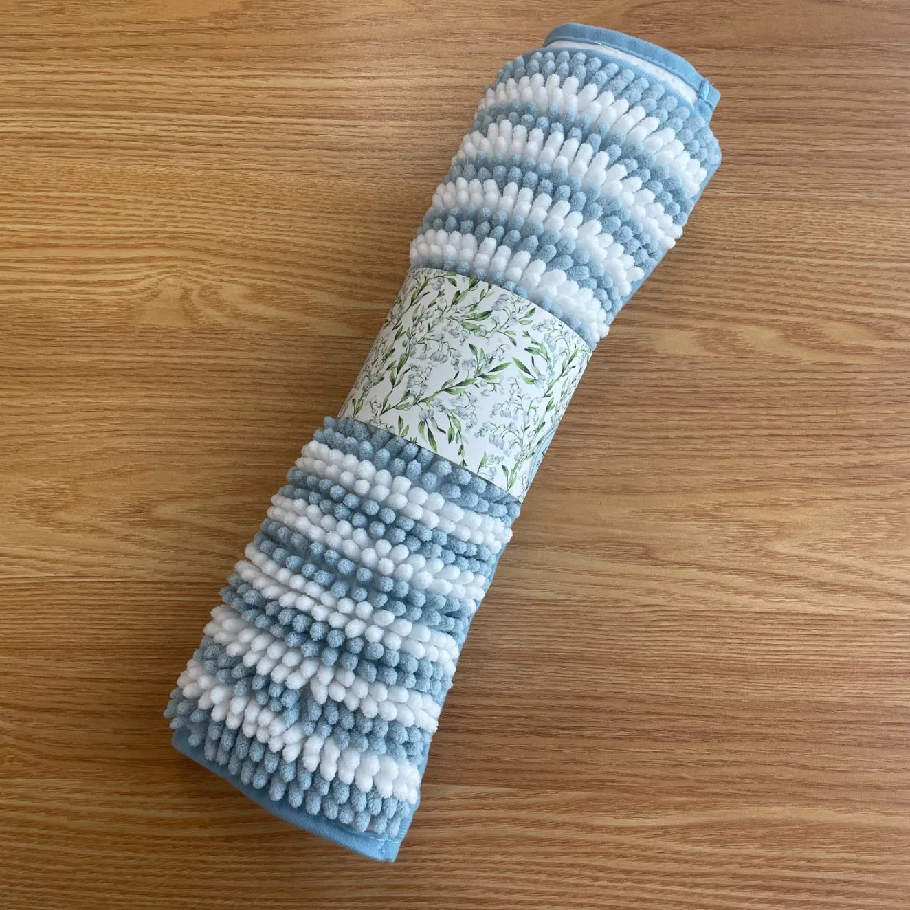 Absorbent Machine Washable Non Slip Chenille Bath Mats