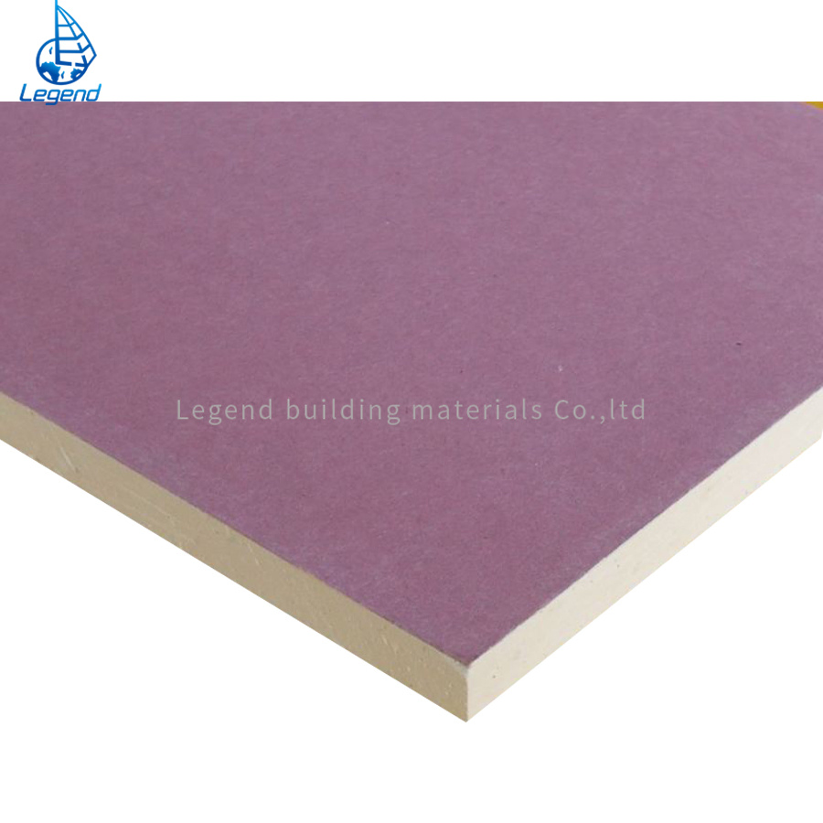 Fire Resistance Drywall Partition Boards Long Life Waterproof Gypsum Board Customized
