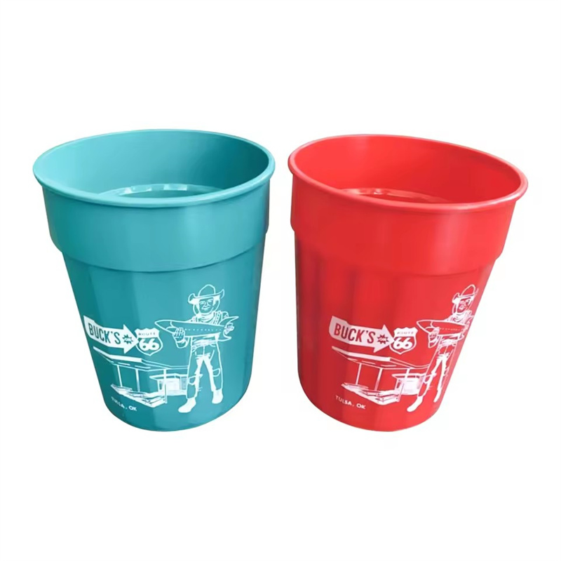 Customized 16 Oz Promotional Hot and Cold Plastic Cup with Logo