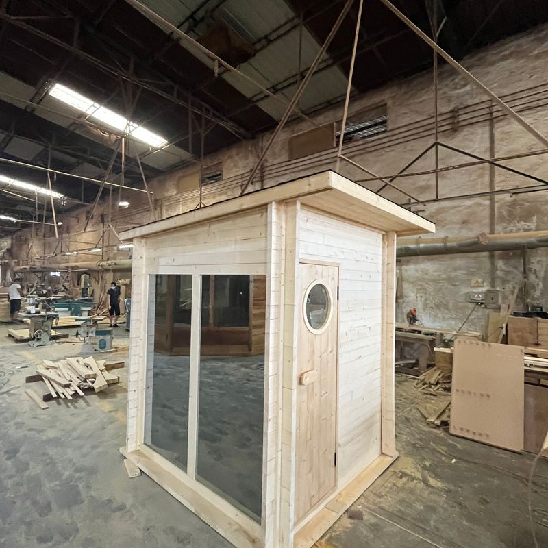 Сауна-бочка для сада на 8 человек