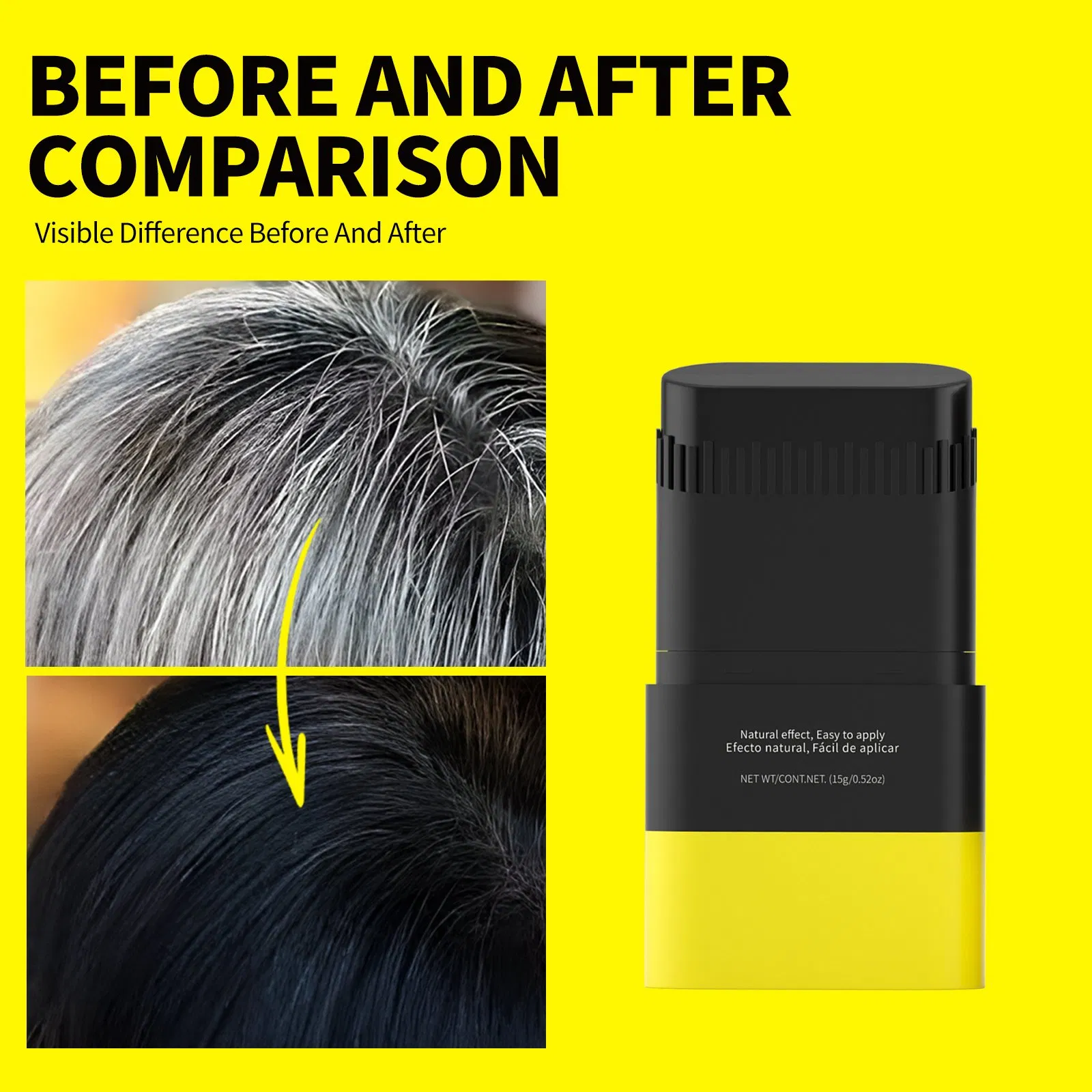 Sevich Magic Root Touch Cover up Black Hair Dye Cream