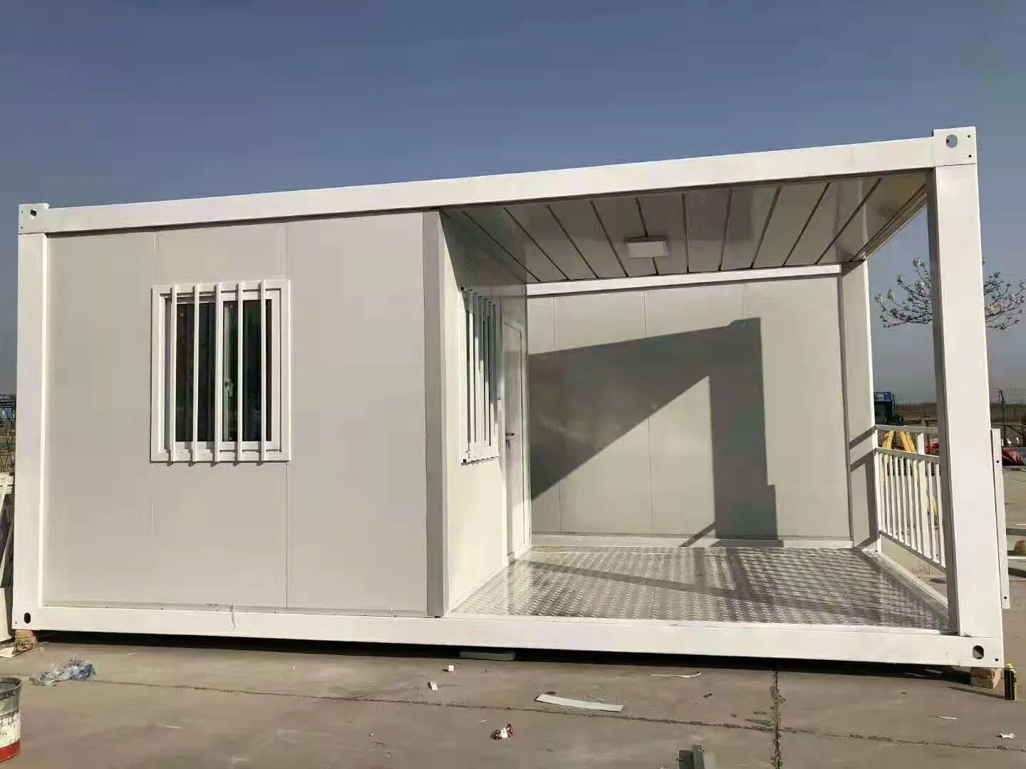 20 Feet Movable Flexible Link Combined Prefabricated Container House as Outdoor Camping House