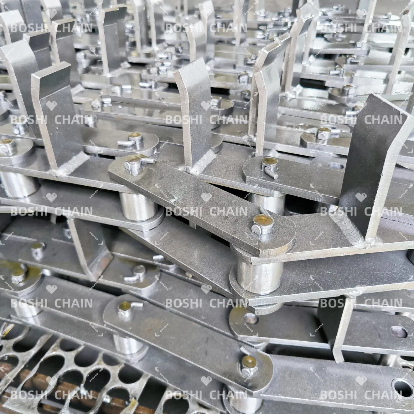 Anti - Wear RF6205 Scraper Chain Ideal for Abrasive Material Handling