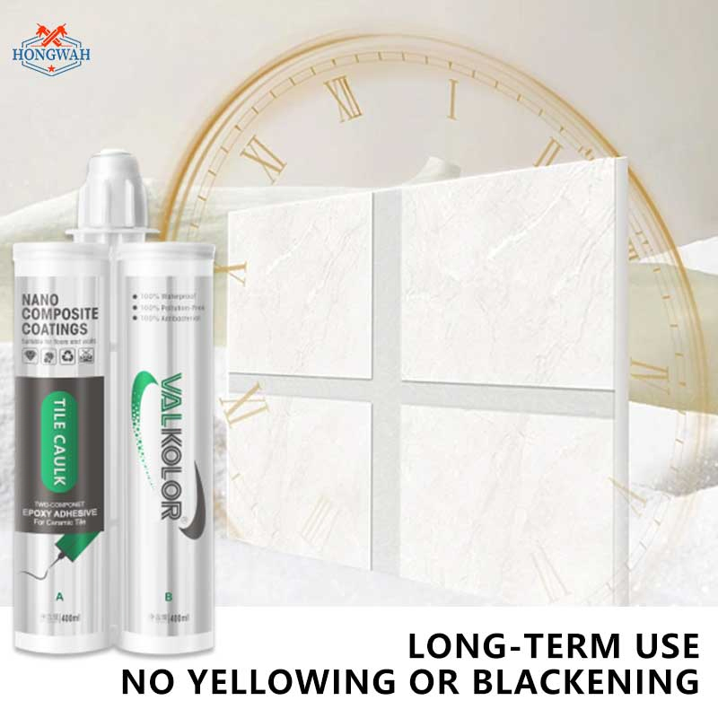 Hot-Selling Two-Component Epoxy Resin Tile Adhesive Suitable for Indoor and Outdoor Caulking and Sealing, Mildew-Proof, Anti-Bacterial and Waterproof