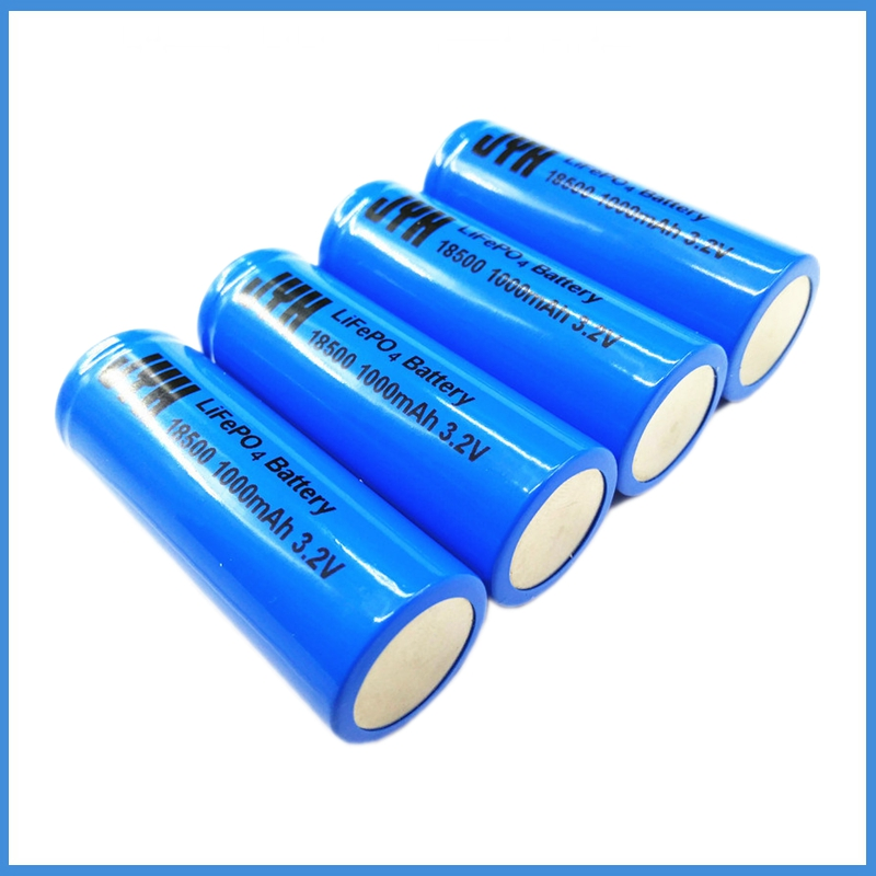 Аккумулятор LiFePO4 18500 3.2V 1000mAh для солнечных фонарей