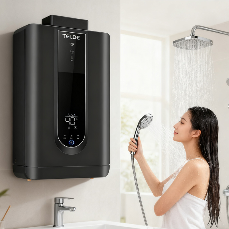 DC Variable Frequency Gas Water Heater for Instant Hot Water