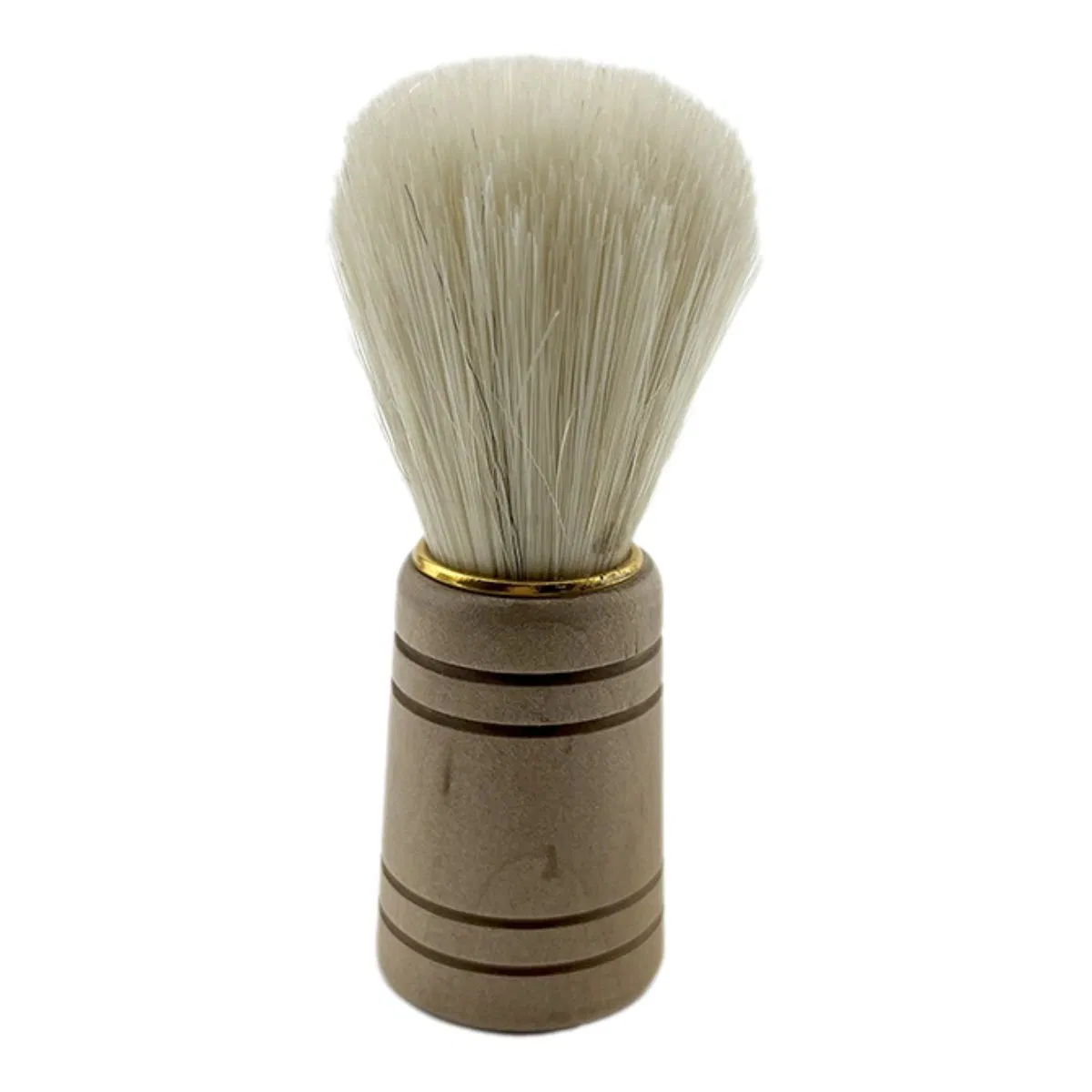 Wood Handle Synthetic Hair Men Care Beard Brush Shaving Cleaning Brush for Men