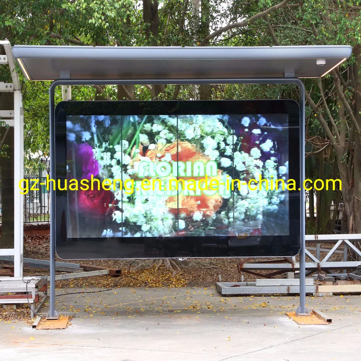 Advertising Bus Stop Shelter (HS-BS-S008) -Average Lead Time One Month