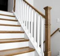 Customizable Wood Straight Staircase Handcrafted Railings and Newel Posts for Elegant Interior