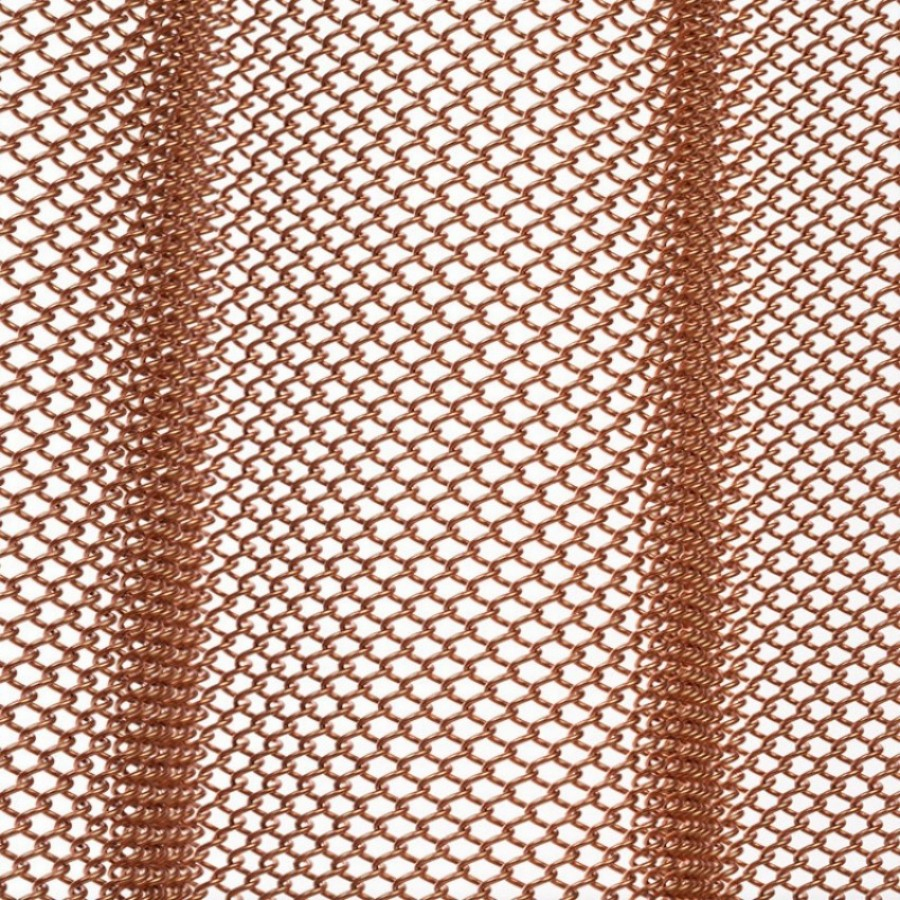 Architectural Decorative Aluminum Chain Curtain, Lightweight Metal Mesh Facade Panels for Outdoor Building Cladding Projects