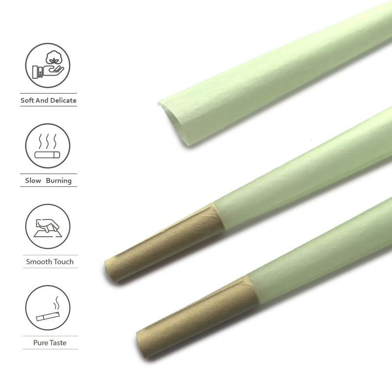 Green Pre Rolled Cones 6 3 Pack Slow Burning for Rolling Paper