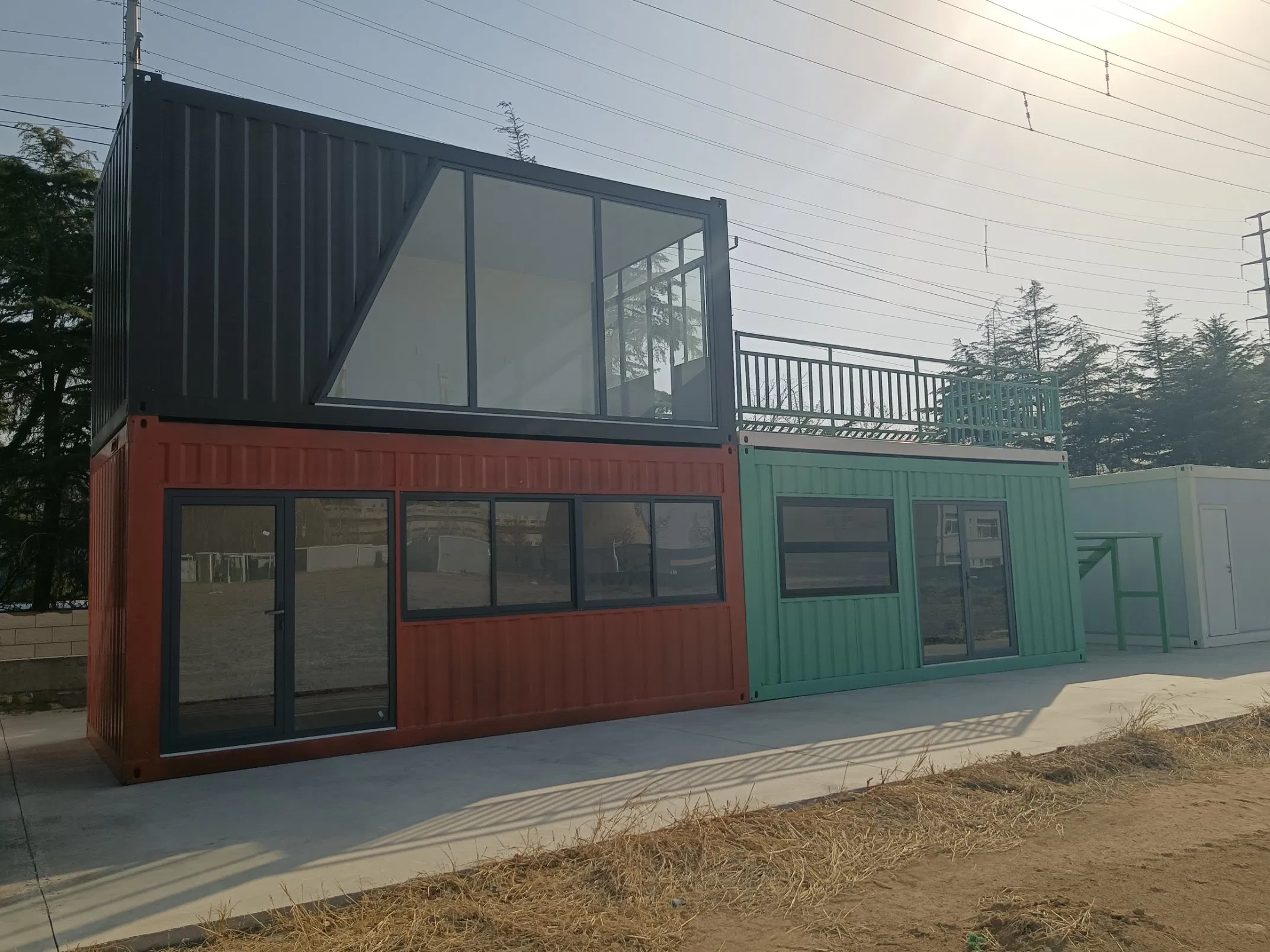 Customized Tiny Steel Structure Container House Modular Prefabricated Building Booth Toilet