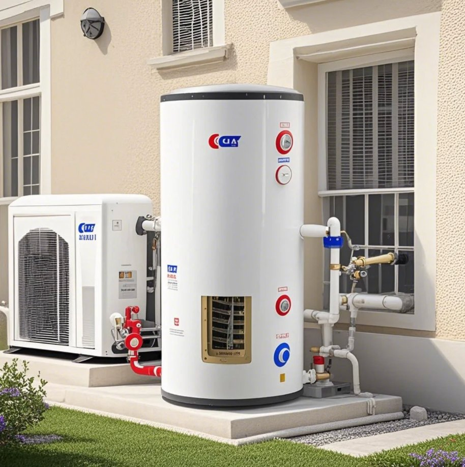 China Dimei 1000 Liters Pressure Air Source Heat Pump Buffer Tank with Heat Exchanger Coil