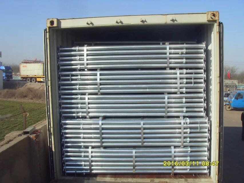 Light Heavy Duty Steel Shoring Props for Formwork Support in Spain/Brazil Market