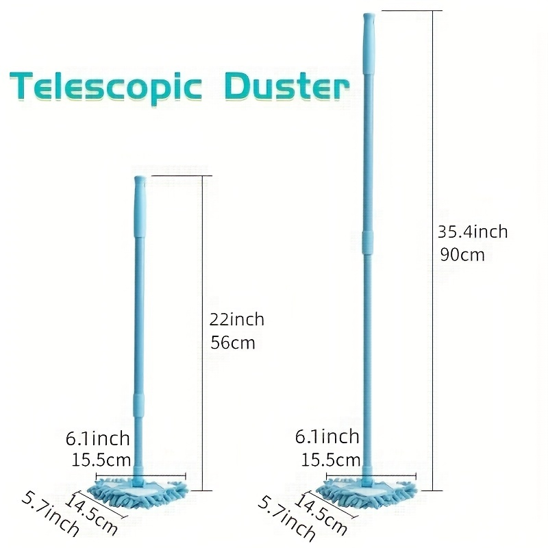 Promotional Customized Factory Price Triangle Retractable Wall Mop Extendable Telescopic Cleaning Supplies