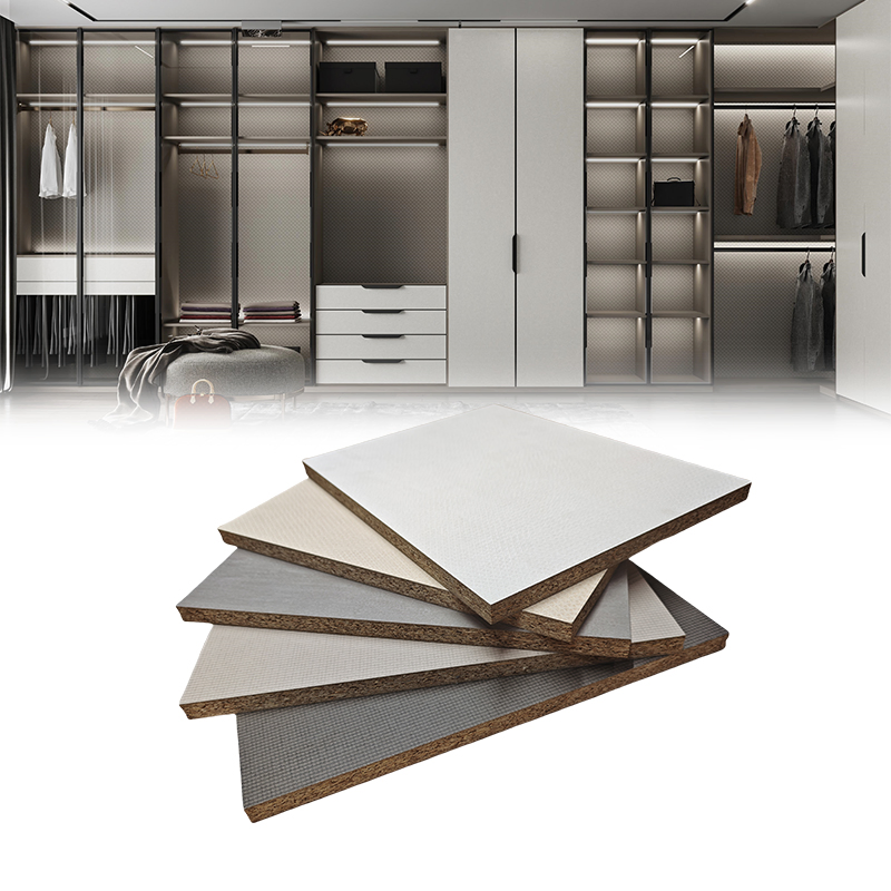 Senbo 1220*2440mm Rough Finished Melamine Particle Board for Cabinet Making